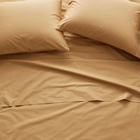 Classic Cool Cotton Percale Sham - Amber, Standard,Amber