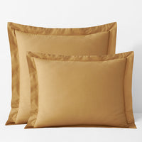 Classic Cool Cotton Percale Sham - Amber, Standard,Amber