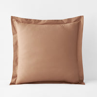 Classic Cool Cotton Percale Sham - Clay, Euro,Clay
