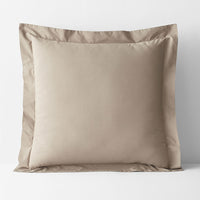 Classic Cool Cotton Percale Sham - Cocoa, Euro,Cocoa