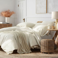 Classic Cool Cotton Percale Sham - Cream, Standard,Cream