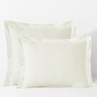 Classic Cool Cotton Percale Sham - Cream, Standard,Cream