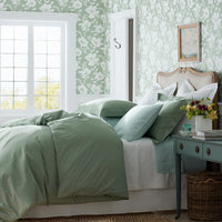 Classic Cool Cotton Percale Sham - Thyme, Standard,Thyme