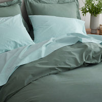 Classic Cool Cotton Percale Sham - Thyme, Standard,Thyme