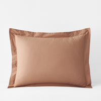 Classic Cool Cotton Percale Sham - Clay, Standard,Clay
