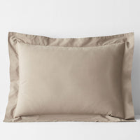 Classic Cool Cotton Percale Sham - Cocoa, Standard,Cocoa