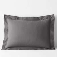 Classic Cool Cotton Percale Sham - Graphite, Standard,Graphite
