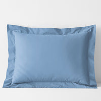Classic Cool Cotton Percale Sham - Porcelain Blue, Standard,Porcelain Blue