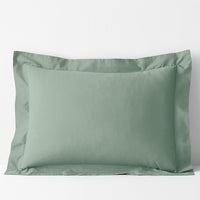 Classic Cool Cotton Percale Sham - Thyme, Standard,Thyme