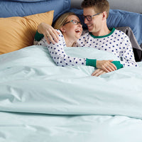 Classic Cool Cotton Percale Bed Sheet Set - White, Twin XL,White