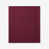 Classic Ultra-Cozy Cotton Flannel Flat Bed Sheet - Merlot, Twin/Twin XL,Merlot