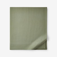 Classic Ultra-Cozy Cotton Flannel Flat Bed Sheet - Willow Green, Twin/Twin XL,Willow Green