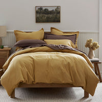 Classic Ultra-Cozy Cotton Flannel Flat Bed Sheet - Amber, Twin/Twin XL,Amber