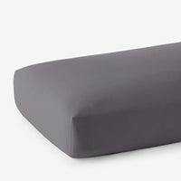 Classic Ultra-Cozy Cotton Flannel Fitted Bed Sheet - Stone Gray, Full,Stone Gray