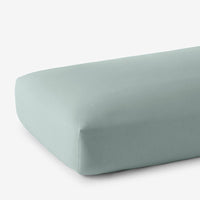 Classic Ultra-Cozy Cotton Flannel Fitted Bed Sheet - Seafoam, Twin,Seafoam