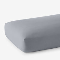 Classic Ultra-Cozy Cotton Flannel Fitted Bed Sheet - Slate Gray, Twin XL,Slate Gray