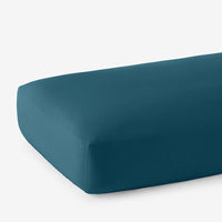 Classic Ultra-Cozy Cotton Flannel Fitted Bed Sheet - Teal, Twin,Teal