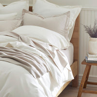 Classic Ultra-Cozy Cotton Flannel Pillowcase Set - Ivory, Standard,Ivory