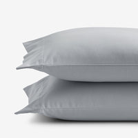 Classic Ultra-Cozy Cotton Flannel Pillowcase Set - Slate Gray, Standard,Slate Gray