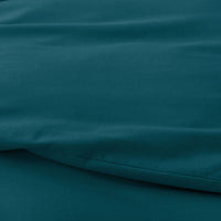 Classic Ultra-Cozy Cotton Flannel Solid Duvet Cover - Teal, Twin/Twin XL,Teal