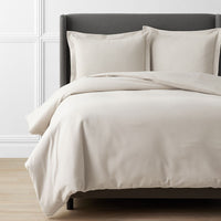 Classic Ultra-Cozy Cotton Flannel Solid Duvet Cover - Oatmeal, Twin/Twin XL,Oatmeal