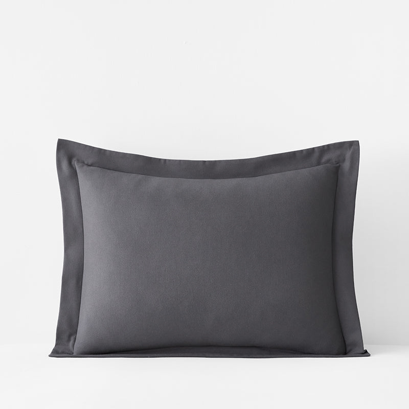 Classic Ultra-Cozy Cotton Flannel Sham - Stone Gray, Standard,Stone Gray