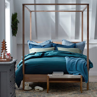Classic Ultra-Cozy Cotton Flannel Sham - Teal, King,Teal