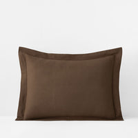 Classic Ultra-Cozy Cotton Flannel Sham - Coffee, Standard,Coffee