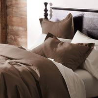 Classic Ultra-Cozy Cotton Flannel Sham - Coffee, Standard,Coffee