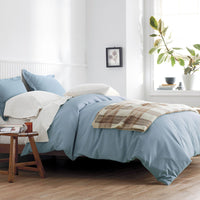 Classic Ultra-Cozy Cotton Flannel Sham - Powder Blue, Standard,Powder Blue