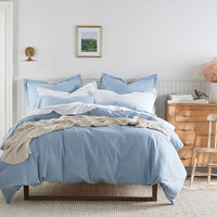 Classic Ultra-Cozy Cotton Flannel Sham - Powder Blue, Standard,Powder Blue