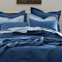 Classic Ultra-Cozy Cotton Flannel Sham - Slate Blue, Standard,Slate Blue