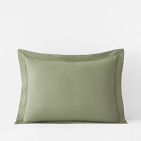 Classic Ultra-Cozy Cotton Flannel Sham - Willow Green, Standard,Willow Green