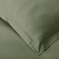 Classic Ultra-Cozy Cotton Flannel Sham - Willow Green, Standard,Willow Green