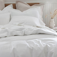 Classic Ultra-Cozy Cotton Flannel Bed Sheet Set - White, Twin XL,White