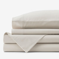Classic Ultra-Cozy Cotton Flannel Bed Sheet Set - Oatmeal, Twin XL,Oatmeal