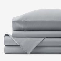Classic Ultra-Cozy Cotton Flannel Bed Sheet Set - Slate Gray, Twin XL,Slate Gray