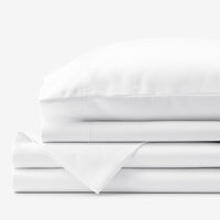 Premium Smooth Supima® Cotton Wrinkle-Free Sateen Bed Sheet Set - White, Twin XL,White