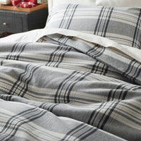Classic Plaid Ultra-Cozy Cotton Flannel Fitted Bed Sheet - Walter, Twin XL,Walter