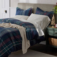 Classic Plaid Ultra-Cozy Cotton Flannel Pillowcase Set - Winter Plaid, Standard,Winter Plaid