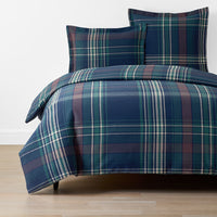 Classic Plaid Ultra-Cozy Cotton Flannel Duvet Cover - Winter Plaid, Twin/Twin XL,Winter Plaid