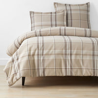 Classic Plaid Ultra-Cozy Cotton Flannel Duvet Cover - Brad, Twin/Twin XL,Brad
