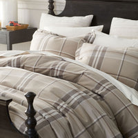 Classic Plaid Ultra-Cozy Cotton Flannel Duvet Cover - Brad, Twin/Twin XL,Brad