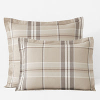 Classic Plaid Ultra-Cozy Cotton Flannel Sham - Brad, Standard,Brad