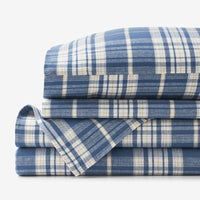 Classic Plaid Ultra-Cozy Cotton Flannel Bed Sheet Set - Scot, Twin XL,Scot