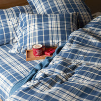 Classic Plaid Ultra-Cozy Cotton Flannel Bed Sheet Set - Scot, Twin XL,Scot