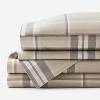 Classic Plaid Ultra-Cozy Cotton Flannel Bed Sheet Set - Brad, Twin XL,Brad