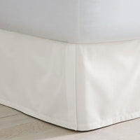 Classic Smooth Wrinkle-Free Sateen Bed Skirt - Creme, Twin,Creme
