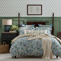 Strawberry Fields Classic Cool Cotton Percale Fitted Bed Sheet - Slate, Twin,Slate