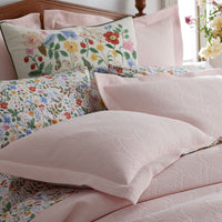 Strawberry Fields Classic Cool Cotton Percale Pillowcase Set - White Multi, Standard,White Multi